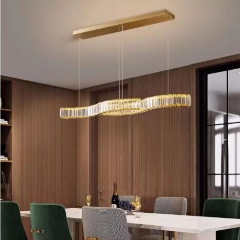 Candelabru LED 80 W Golden Diamond Dining Duo, LED inclus, 2 surse de iluminare, Echivalent 320W